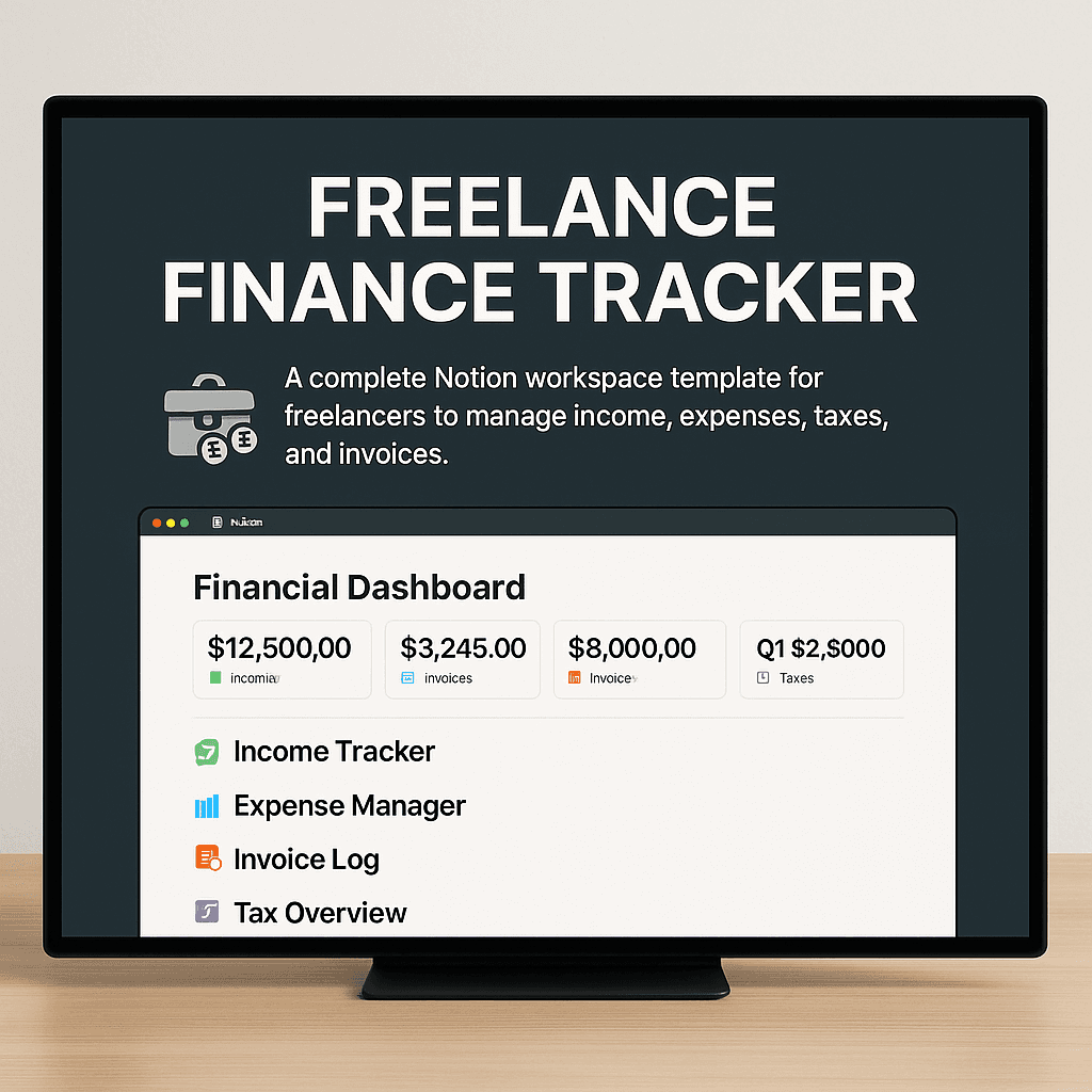 Freelance Finance Tracker (Notion Template)